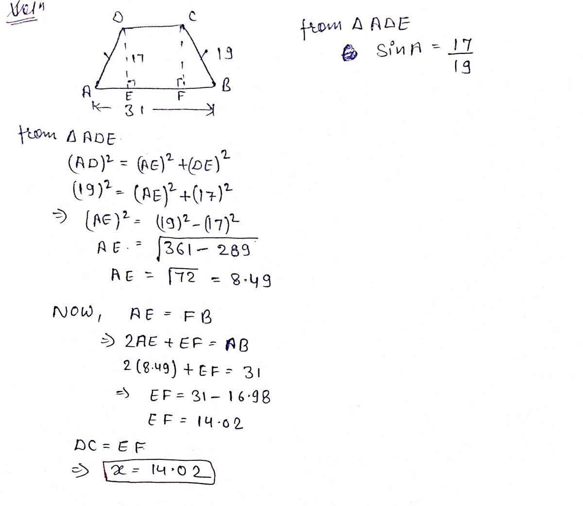 Geometry homework question answer, step 1, image 1